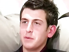 Cute amateur Zach shows off his body before a hot jerk off